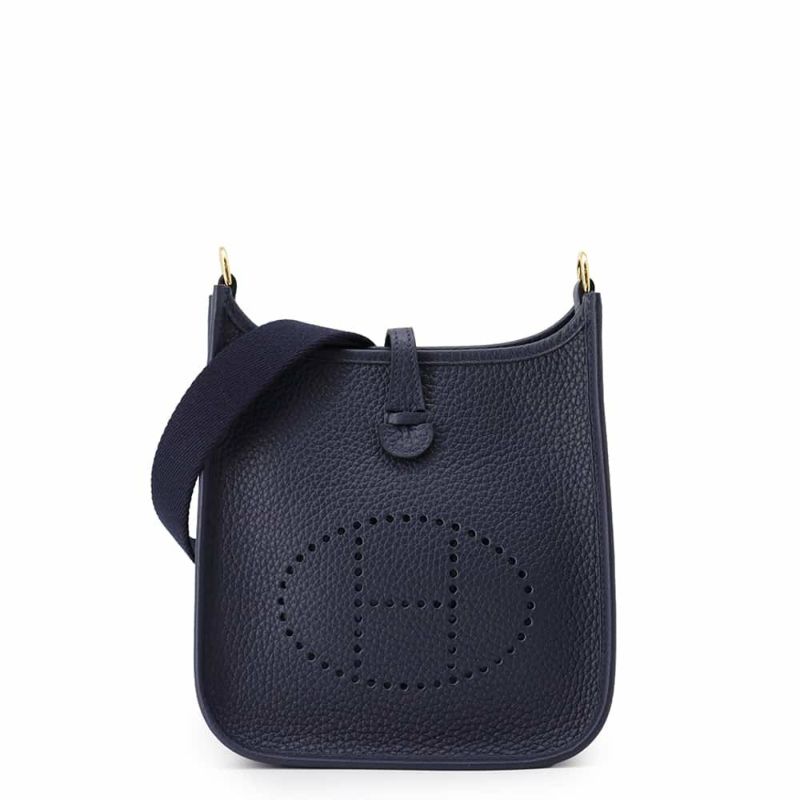 エルメス エブリンTPM アマゾン ブルーニュイ/ゴールド金具 トリヨンクレマンス W刻印