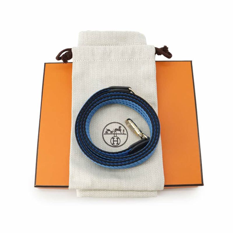 エルメス エブリンTPM アマゾンサングル コルダージュ アルドワーズ/ブルーイドラ/シャンパンゴールド金具 トリヨンクレマンス W刻印