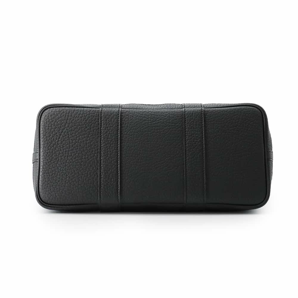 エルメス トートバッグ ガーデンパーティTPM ブルートンペット/ブラック/シルバー金具 トワルアッシュ/ネゴンダ W刻印