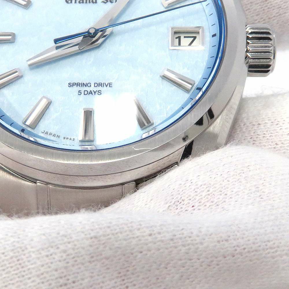 セイコー グランドセイコー AJHH特別限定モデル SLGA017 SEIKO 255本限定 雪白ブルー文字盤