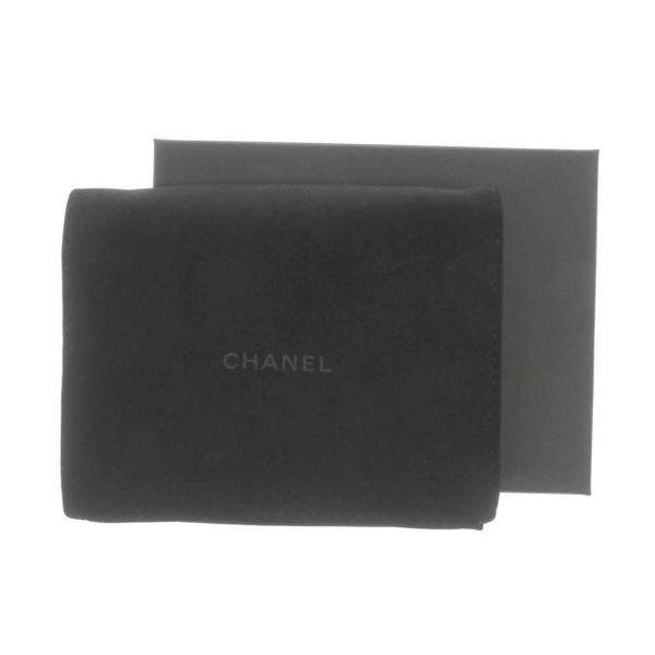シャネル 三つ折り財布 クラシック スモール フラップ ウォレット キャビアスキン AP0231 ブラック 黒