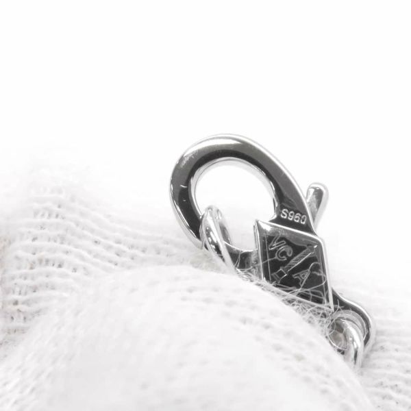 ヴァンクリーフ&アーペル ネックレス ヴィンテージ アルハンブラ ギヨシェ ダイヤ 1P K18WG VCARP6L800 2020年ホリデー限定