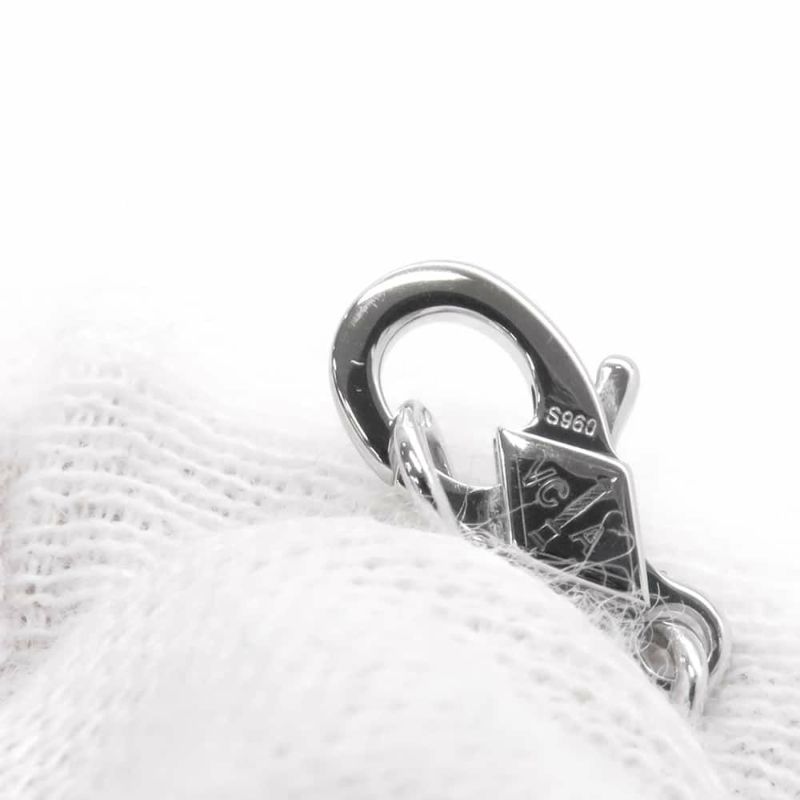 ヴァンクリーフ&アーペル ネックレス ヴィンテージ アルハンブラ ギヨシェ ダイヤ 1P K18WG VCARP6L800 2020年ホリデー限定