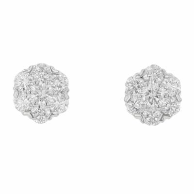 ヴァンクリーフ&アーペル ピアス フルーレット ピアス スモール ダイヤモンド 1.10ct K18WGホワイトゴールド ジュエリー 安心保証