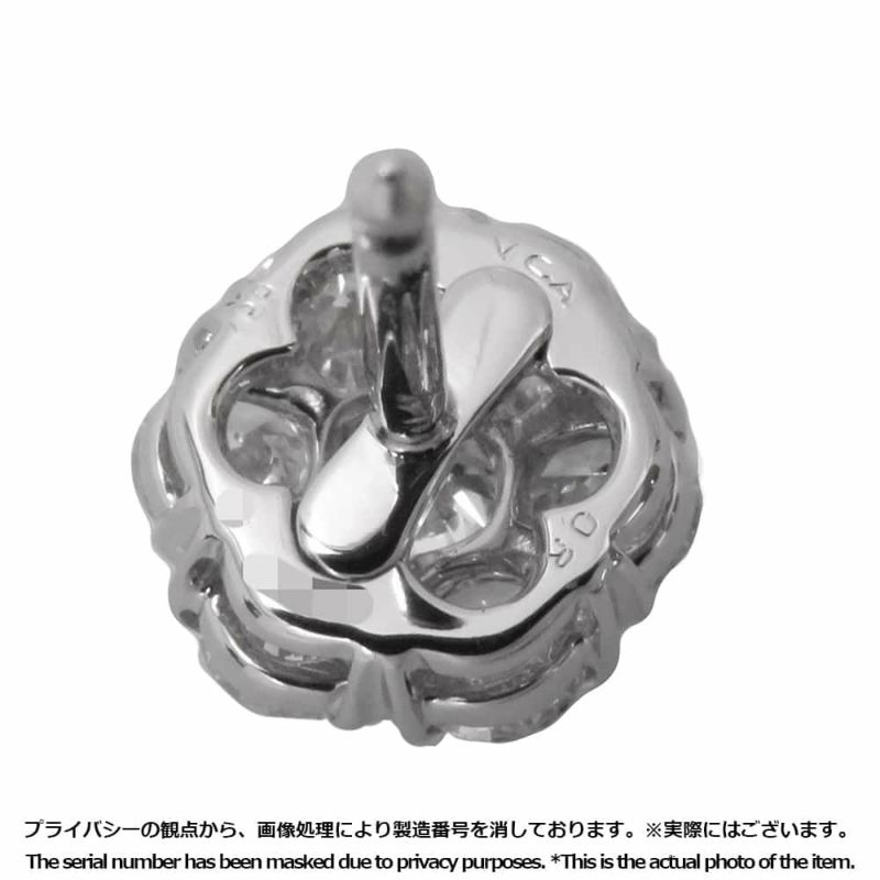 ヴァンクリーフ&アーペル ピアス フルーレット ピアス スモール ダイヤモンド 1.10ct K18WGホワイトゴールド ジュエリー