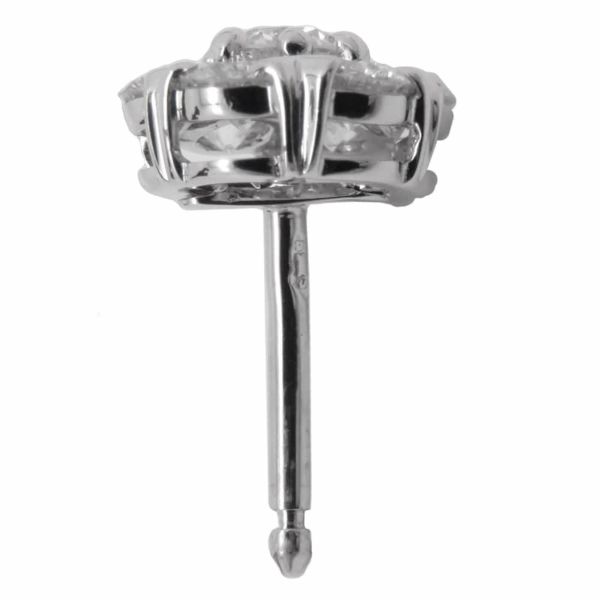 ヴァンクリーフ&アーペル ピアス フルーレット ピアス スモール ダイヤモンド 1.10ct K18WGホワイトゴールド ジュエリー