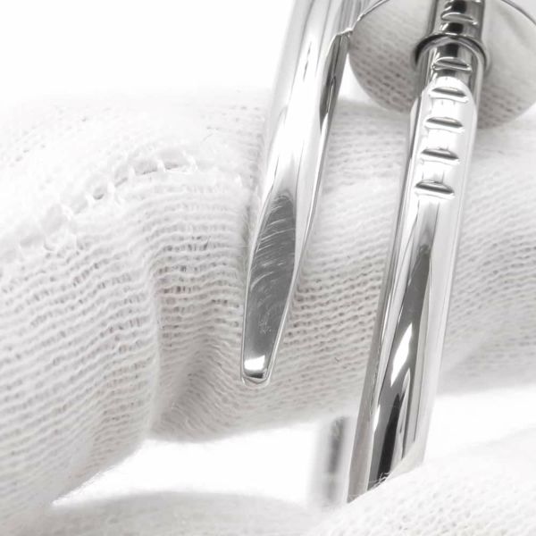 カルティエ ブレスレット ジュスト アン クル ブレスレット クラシック K18WGホワイトゴールド サイズ17 B6048317 Cartier バングル