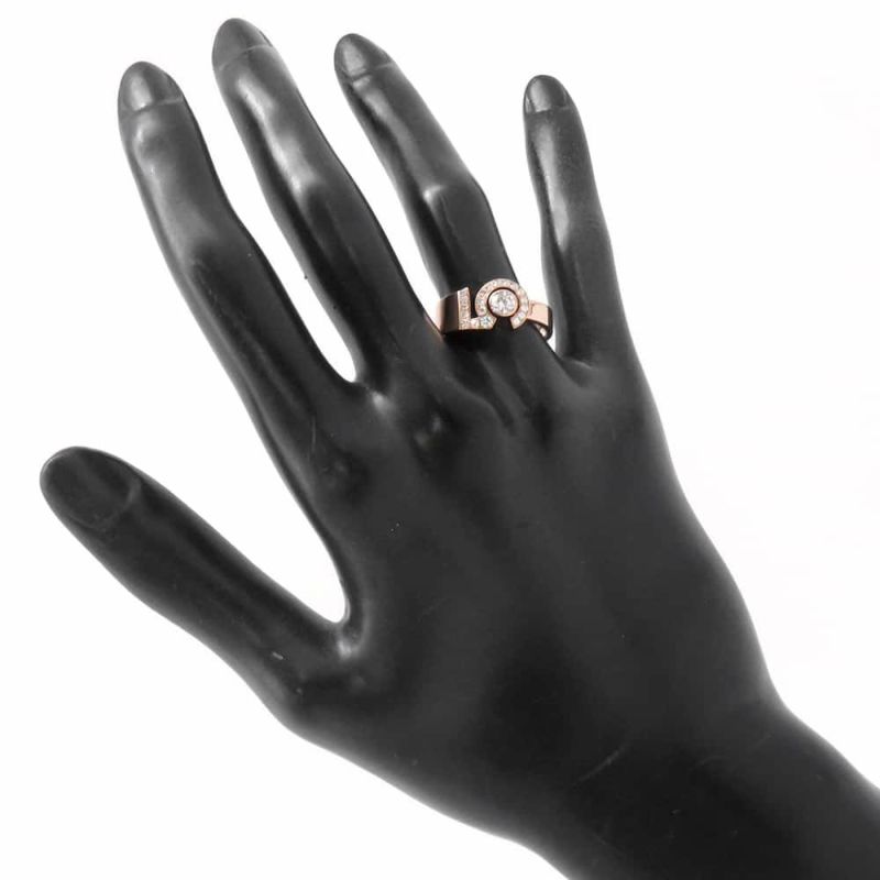 シャネル リング エターナル シャネル N°5 リング ダイヤ 中石1P 0.25ct/19P 約0.20ct K18PGピンクゴールド サイズ53 J12187 指輪
