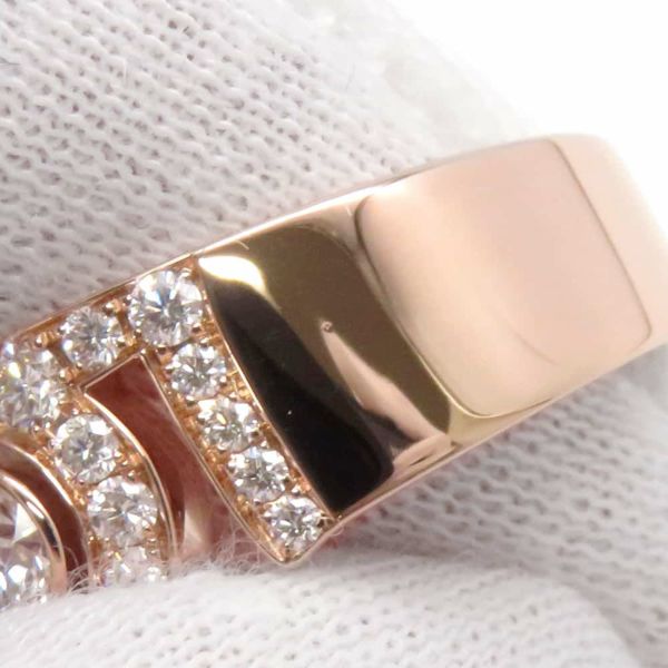シャネル リング エターナル シャネル N°5 リング ダイヤ 中石1P 0.25ct/19P 約0.20ct K18PGピンクゴールド サイズ53 J12187 指輪