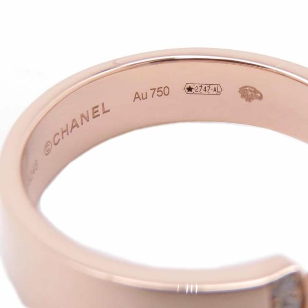 シャネル リング エターナル シャネル N°5 リング ダイヤ 中石1P 0.25ct/19P 約0.20ct K18PGピンクゴールド サイズ53 J12187 指輪