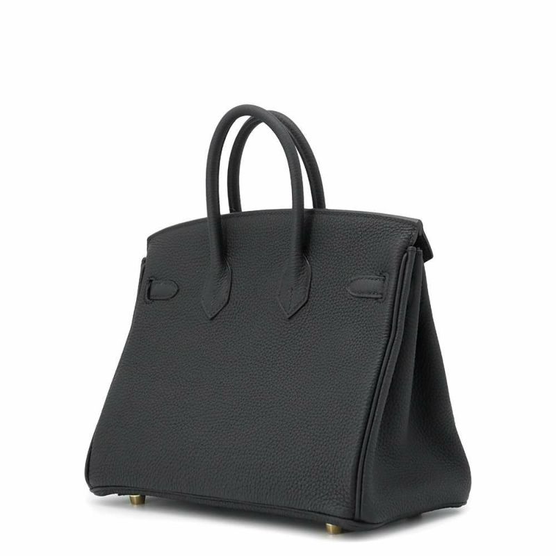 エルメス バーキン25 ブラック/ゴールド金具 トゴ B刻印 HERMES Birkin ハンドバッグ 黒