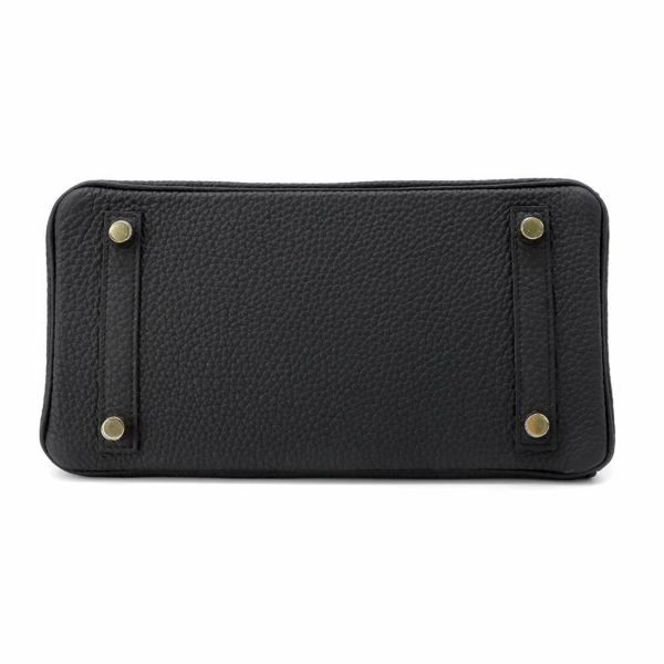 エルメス バーキン25 ブラック/ゴールド金具 トゴ B刻印 HERMES Birkin ハンドバッグ 黒