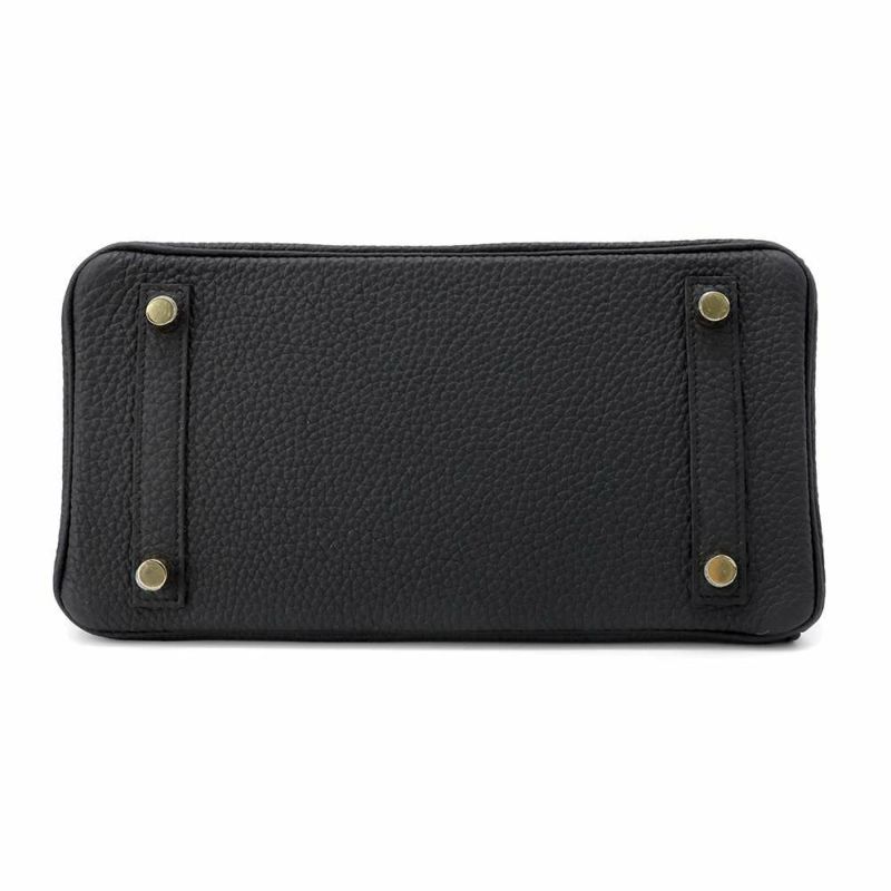 エルメス バーキン25 ブラック/ゴールド金具 トゴ B刻印 HERMES Birkin ハンドバッグ 黒