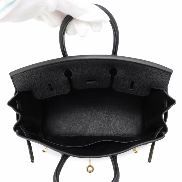 エルメス バーキン25 ブラック/ゴールド金具 トゴ B刻印 HERMES Birkin ハンドバッグ 黒