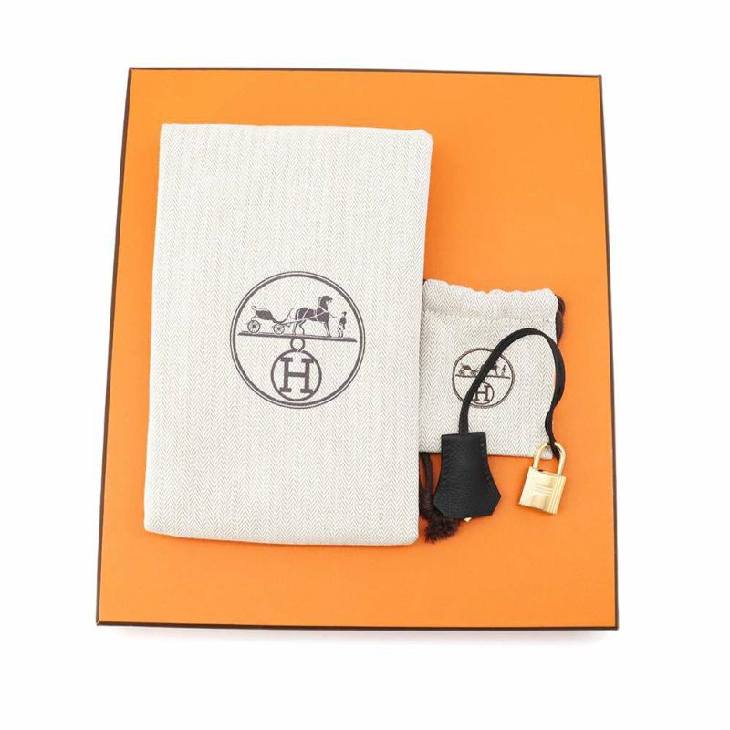 エルメス バーキン25 ブラック/ゴールド金具 トゴ B刻印 HERMES Birkin ハンドバッグ 黒