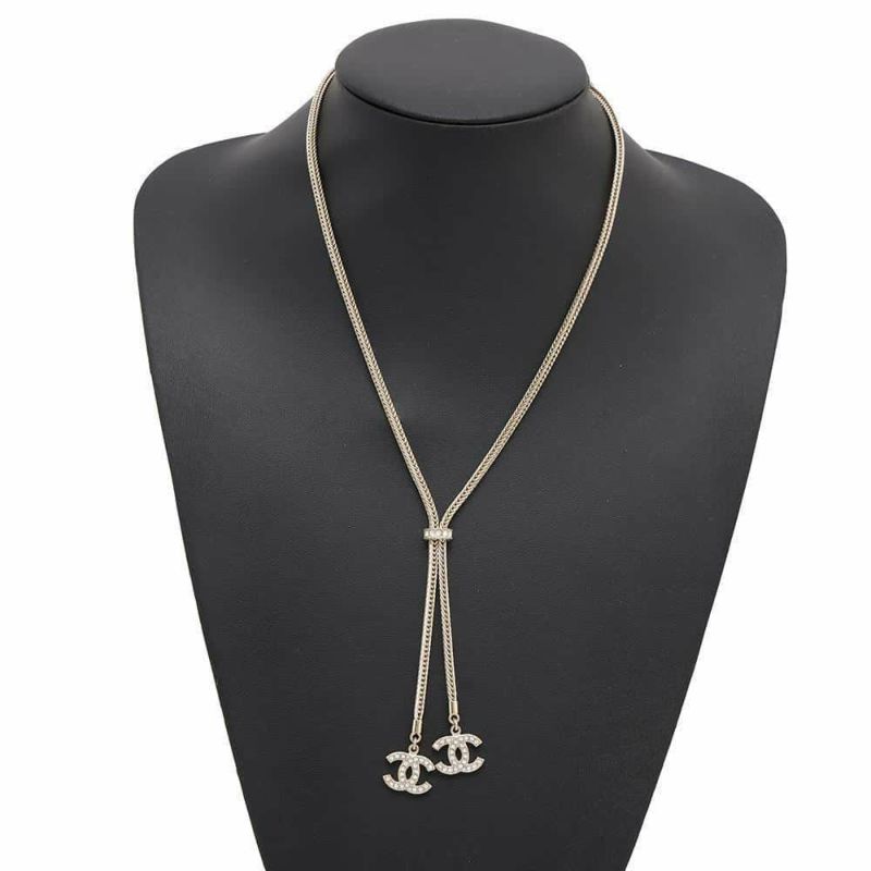 シャネル ネックレス ココマーク ラインストーン B24 K ABE652 CHANEL アクセサリー