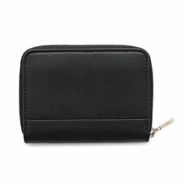 ティファニー コインケース レザー Tiffany&Co. 財布 小銭入れ ラウンドファスナー 黒