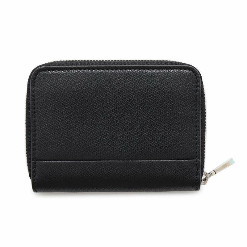 ティファニー コインケース レザー Tiffany&Co. 財布 小銭入れ ラウンドファスナー 黒