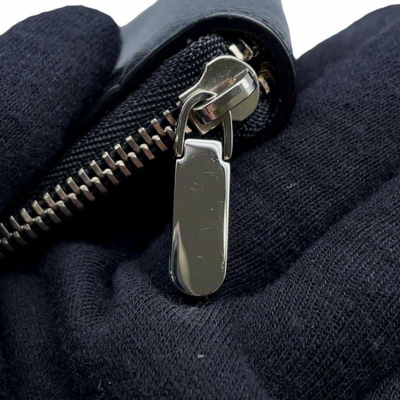 ティファニー コインケース レザー Tiffany&Co. 財布 小銭入れ ラウンドファスナー 黒