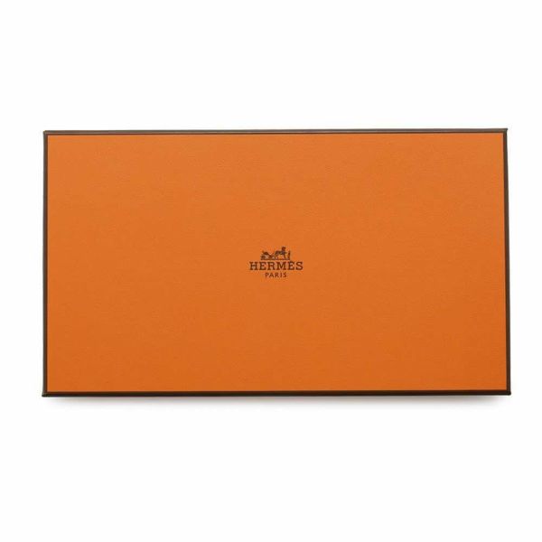 エルメス 長財布 アザップロング シルクイン エトゥープ/シルバー金具 エプソン W刻印 財布