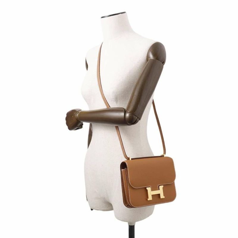 エルメス ミニ コンスタンス3 ミロワール ゴールド/ゴールド金具 エプソン B刻印