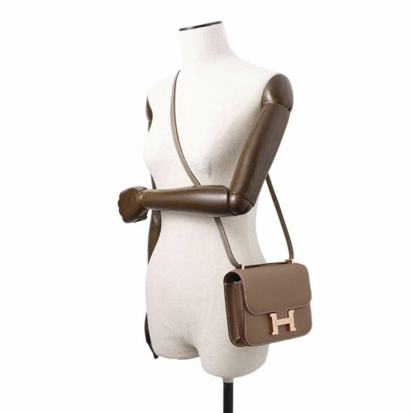 エルメス ミニ コンスタンス3 ミロワール エトゥープ/ピンクゴールド金具 エプソン W刻印