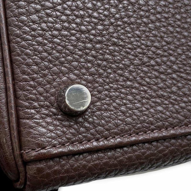 エルメス ハンドバッグ ケリー35 内縫い ショコラ/シルバー金具 トゴ □J刻印 2way