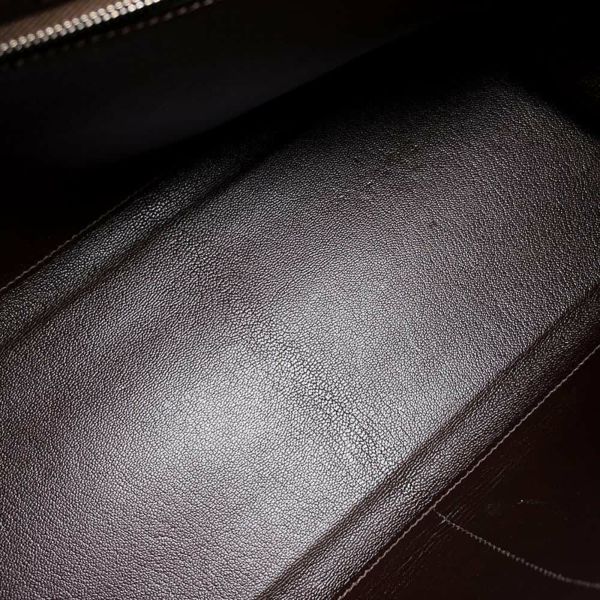 エルメス ハンドバッグ ケリー35 内縫い ショコラ/シルバー金具 トゴ □J刻印 2way