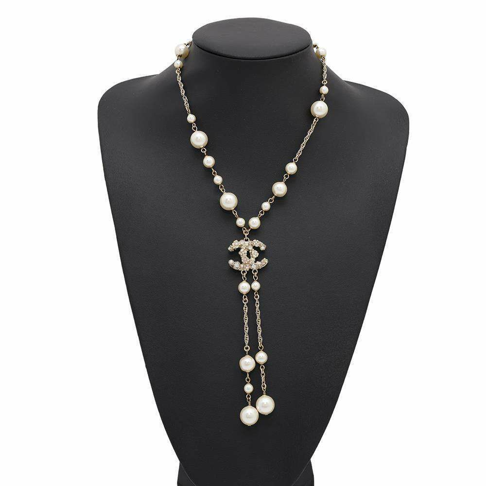 シャネル ネックレス ココマーク フラワーモチーフ パール ラインストーン B11A CHANEL アクセサリー