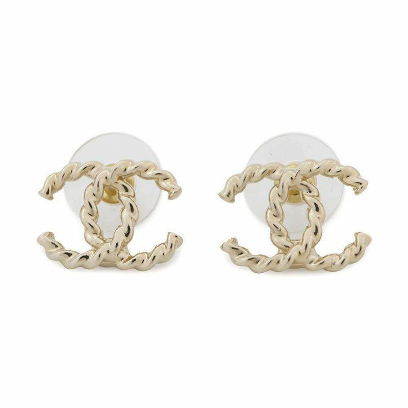 シャネル ピアス ココマーク ツイスト メタル CHANEL アクセサリー