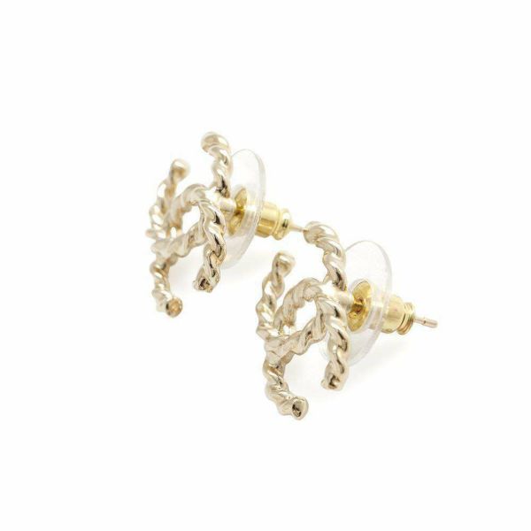 シャネル ピアス ココマーク ツイスト メタル CHANEL アクセサリー