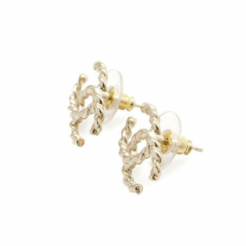 シャネル ピアス ココマーク ツイスト メタル CHANEL アクセサリー