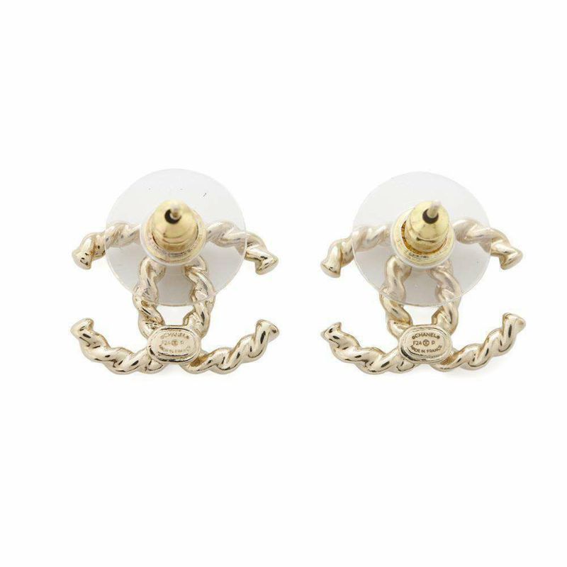 シャネル ピアス ココマーク ツイスト メタル CHANEL アクセサリー