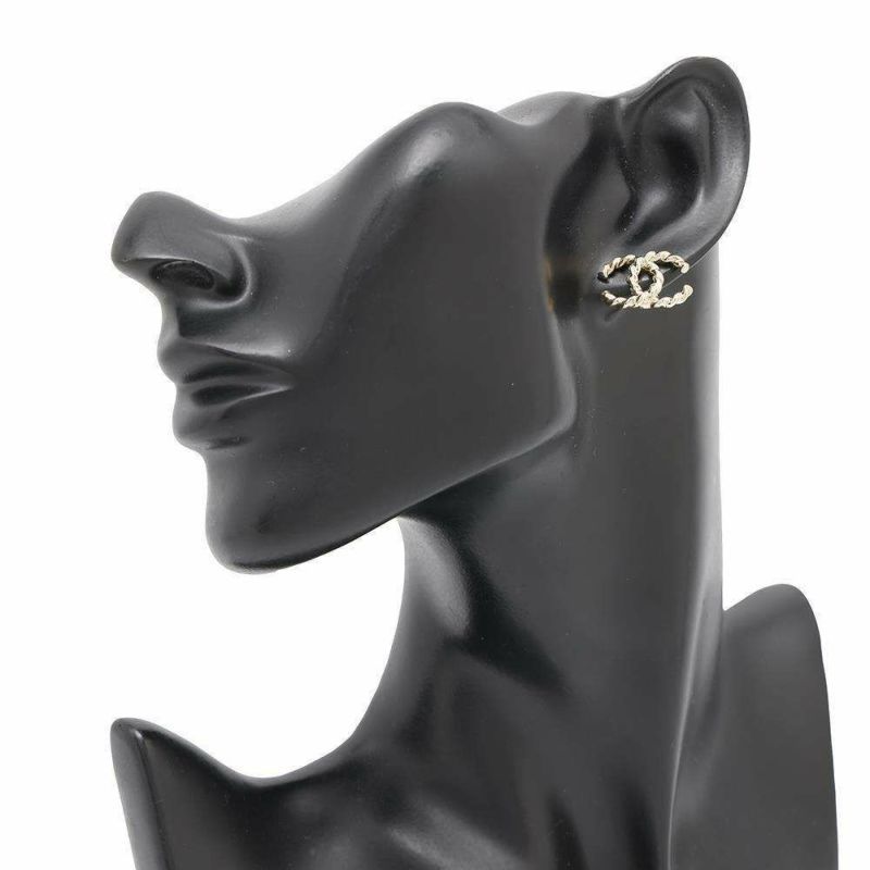 シャネル ピアス ココマーク ツイスト メタル CHANEL アクセサリー