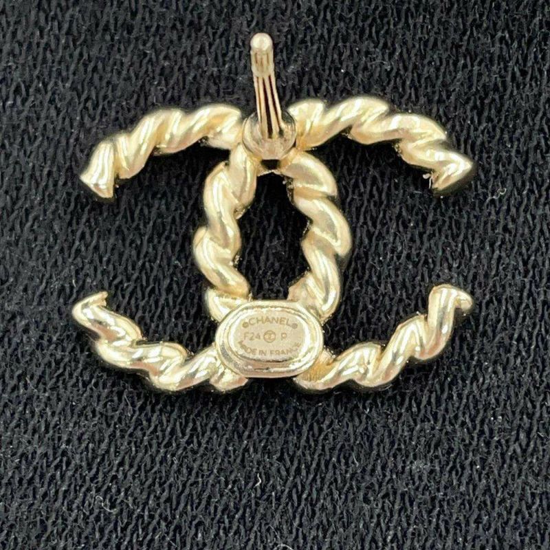 シャネル ピアス ココマーク ツイスト メタル CHANEL アクセサリー