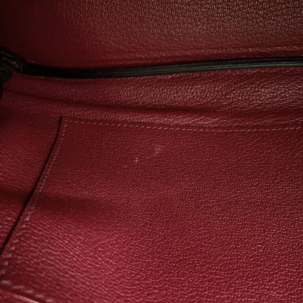 エルメス バーキン30 ルージュグレナ/シルバー金具 トゴ W刻印 HERMES Birkin ハンドバッグ