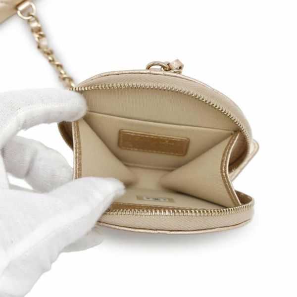 シャネル ノベルティ コインケース Airpodsproケース レザー CHANEL 2024年イヤーズギフト