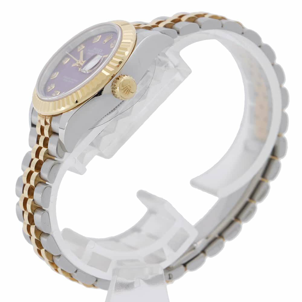 ロレックス デイトジャスト28 279173G レディース ROLEX 腕時計 ラベンダー文字盤