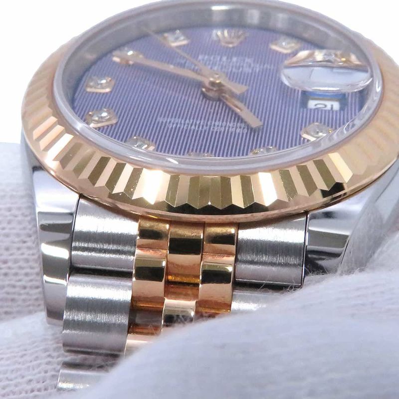 ロレックス デイトジャスト28 279173G レディース ROLEX 腕時計 ラベンダー文字盤