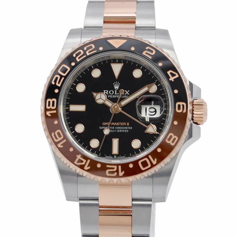 ロレックス GMTマスター2 126711CHNR ROLEX 腕時計 黒文字盤