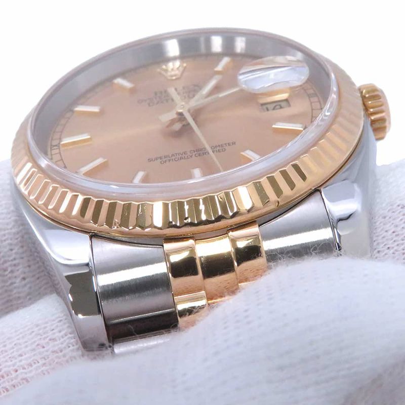 ロレックス デイトジャスト D番 116233 ROLEX 腕時計 シャンパン文字盤