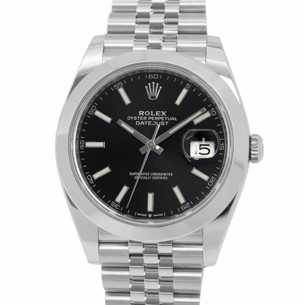 ロレックス デイトジャスト 126300 ROLEX 腕時計 黒文字盤