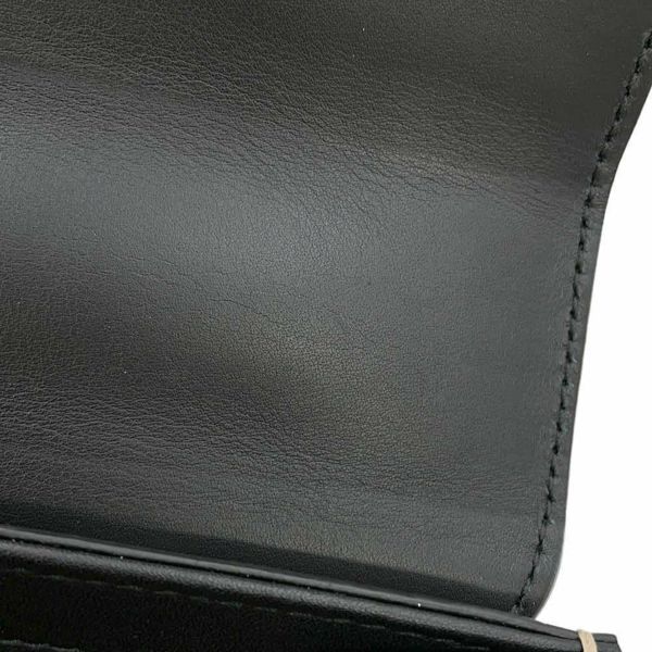 グッチ チェーンショルダーバッグ GGスプリーム パドロック スモール 409487 GUCCI 黒