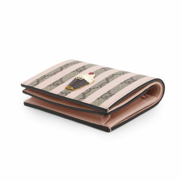 グッチ 二つ折り財布 GGスプリーム アイスクリーム レザー 701489 GUCCI 財布