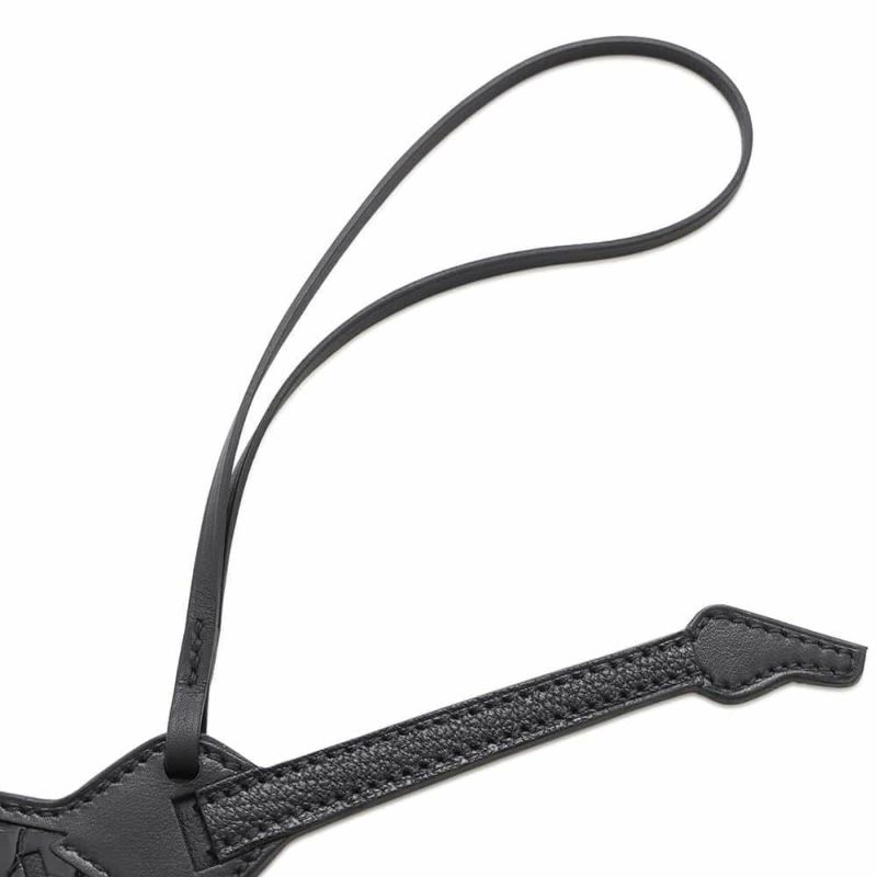 エルメス ロックチャーム ブラック/シルバー金具 タデラクト/スイフト/アリゲーターシャイン B刻印 ソーブラック 黒