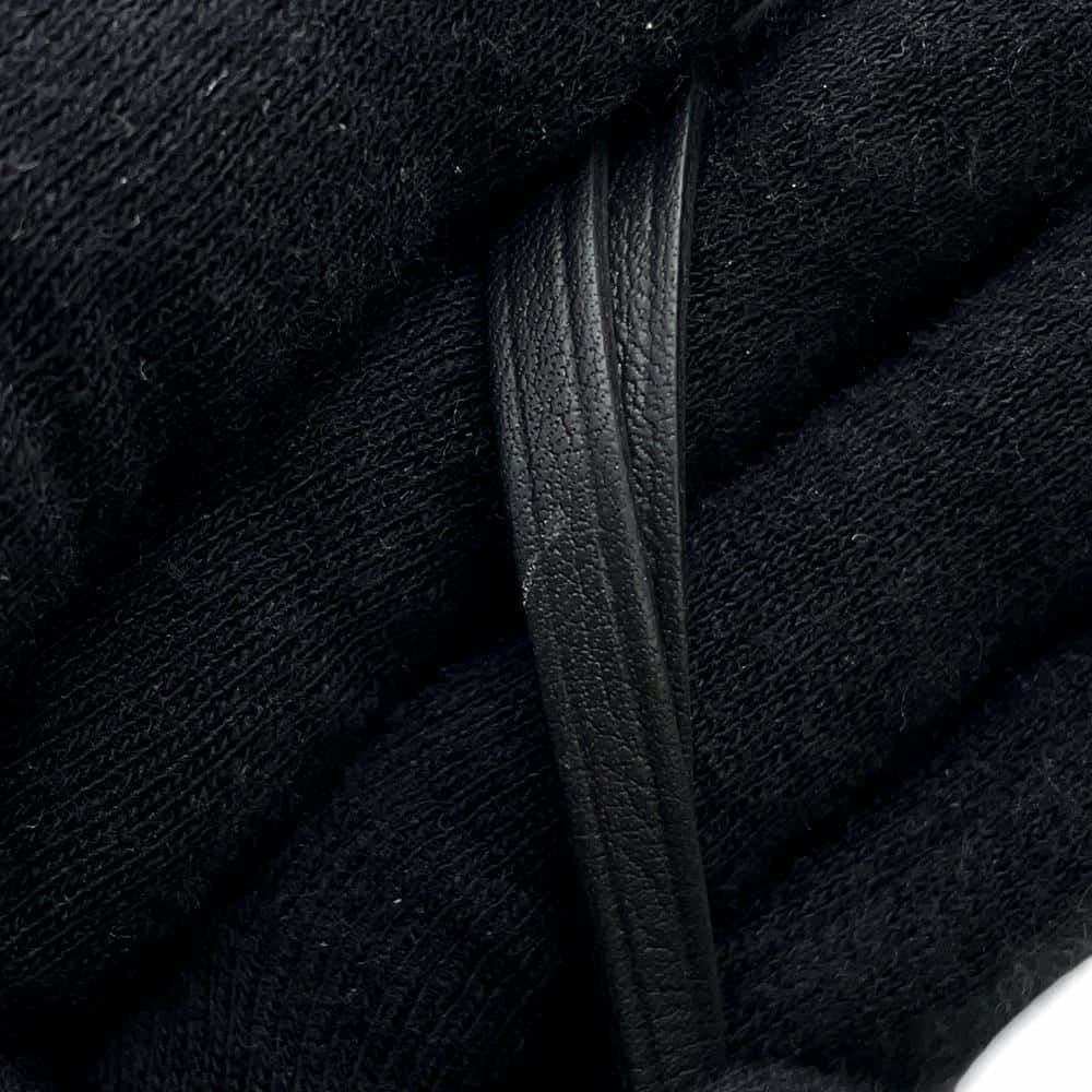 エルメス ロックチャーム ブラック/シルバー金具 タデラクト/スイフト/アリゲーターシャイン B刻印 ソーブラック 黒