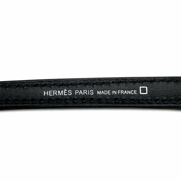 エルメス ロックチャーム ブラック/シルバー金具 タデラクト/スイフト/アリゲーターシャイン B刻印 ソーブラック 黒