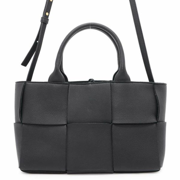ボッテガヴェネタ トートバッグ アルコ ミニ イントレチャート カセット レザー 709337 BOTTEGA VENETA 2way 黒
