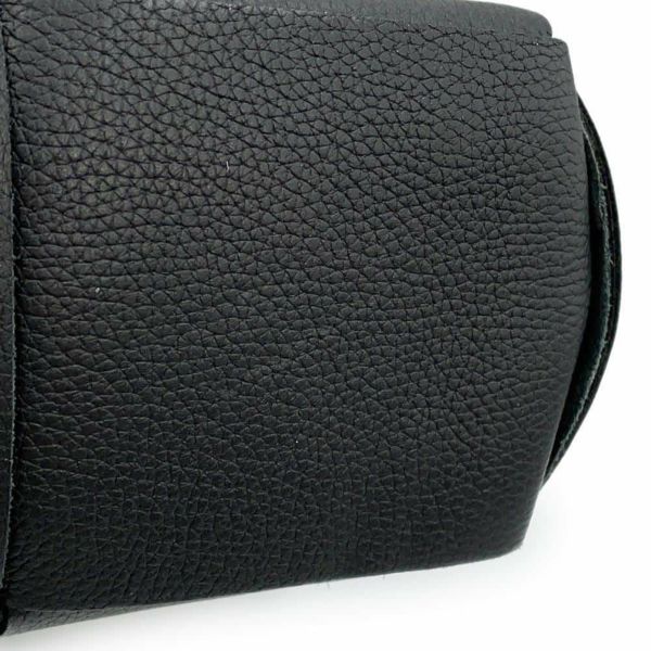 ボッテガヴェネタ トートバッグ アルコ ミニ イントレチャート カセット レザー 709337 BOTTEGA VENETA 2way 黒