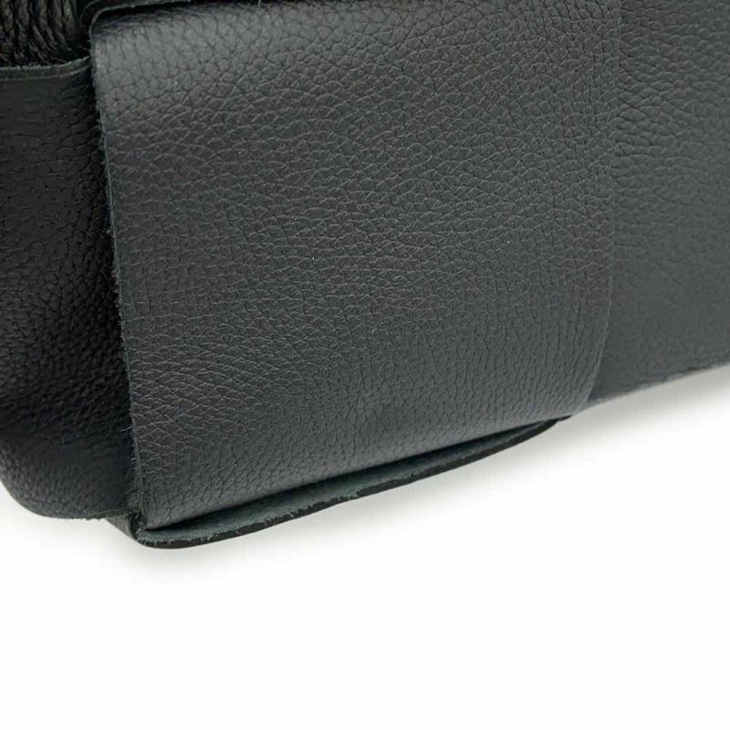 ボッテガヴェネタ トートバッグ アルコ ミニ イントレチャート カセット レザー 709337 BOTTEGA VENETA 2way 黒